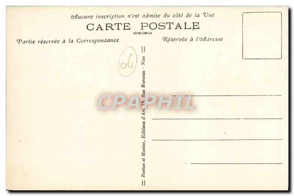 Nice - Die Jetty-Promenade und die Promenade des Anglais - R.M. - n°523 - Rückseite