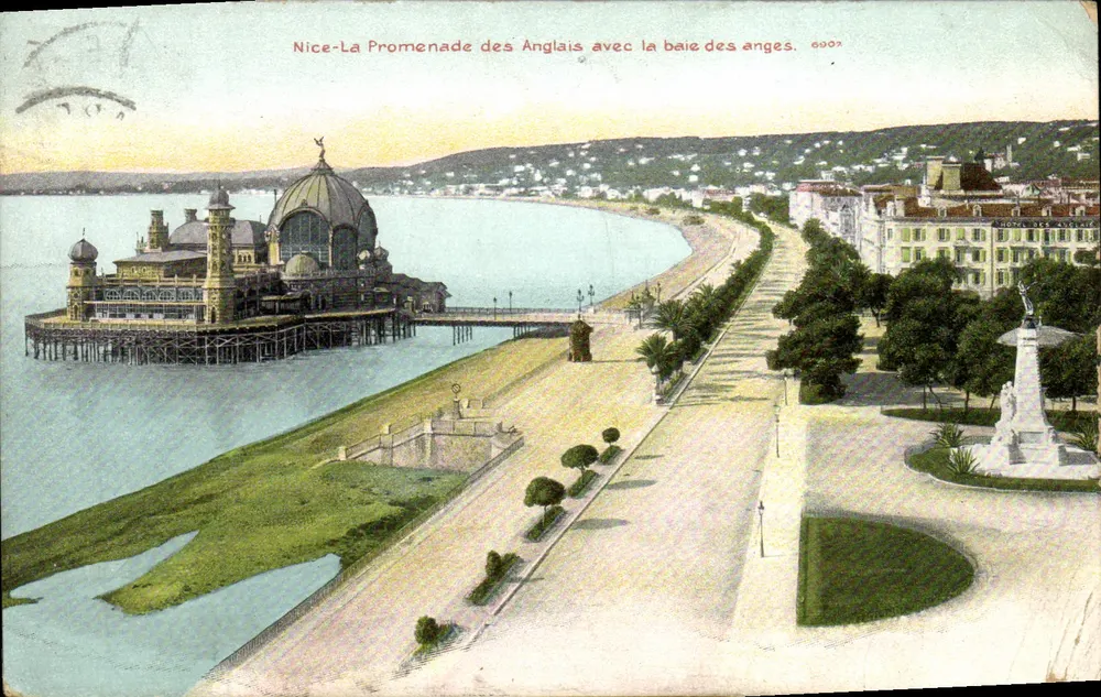 Nice — Die Promenade des Anglais mit der Bucht der Engel — Verlag 'Union postale universelle' Nr. 6907 - Vorderseite