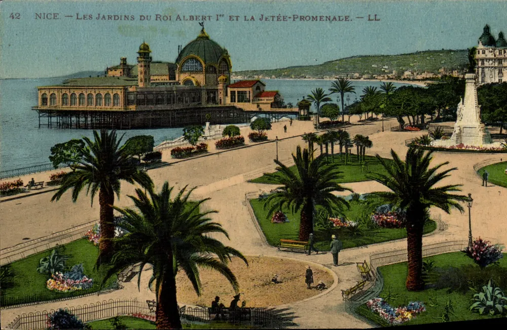 Nice — Die Gärten von König Albert I und die Promenade am Kai — LL - Vorderseite