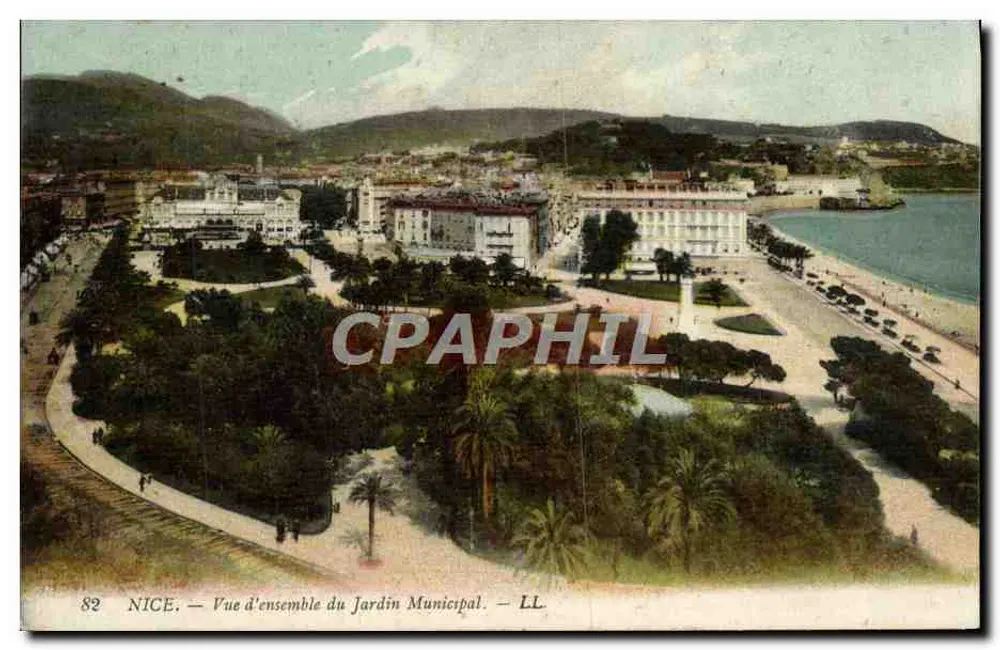 Nice — Vista geral do Jardim Municipal — LL, n°82 - Frente