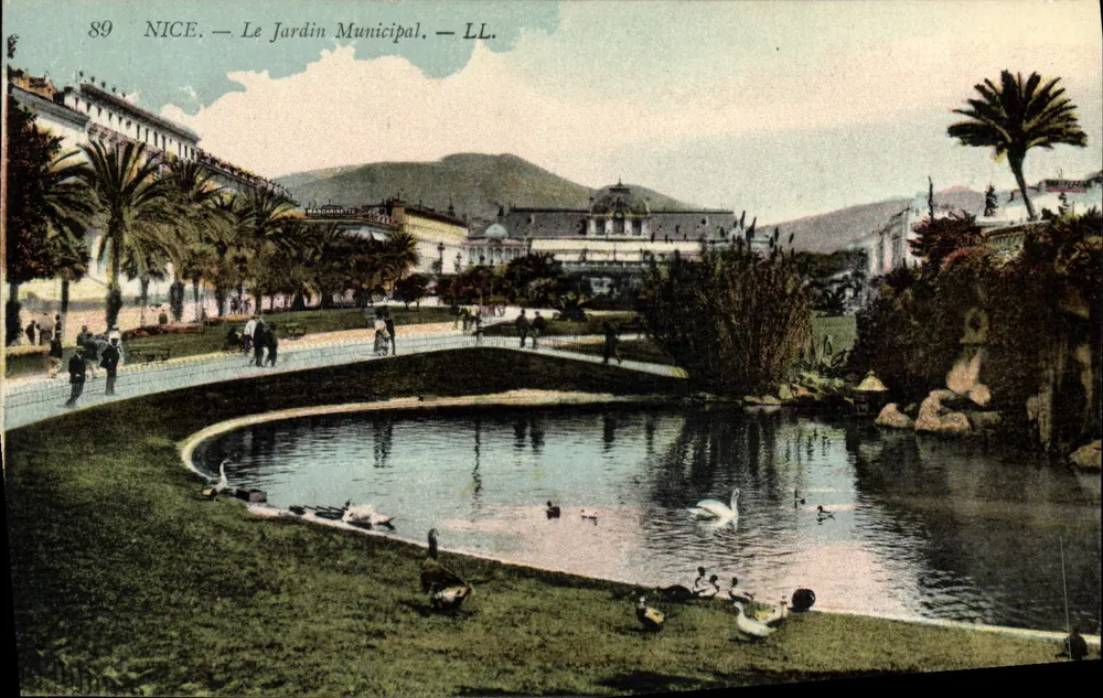 Nice — O Jardim Municipal — LL. n°89 - Frente