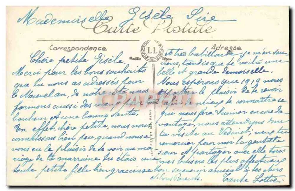 Nice — O Jardim Municipal — LL. n°89 - Verso