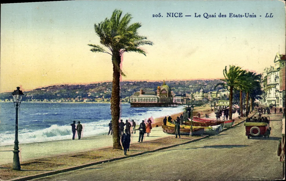 NICE — O Quai dos Estados Unidos — LL - Frente