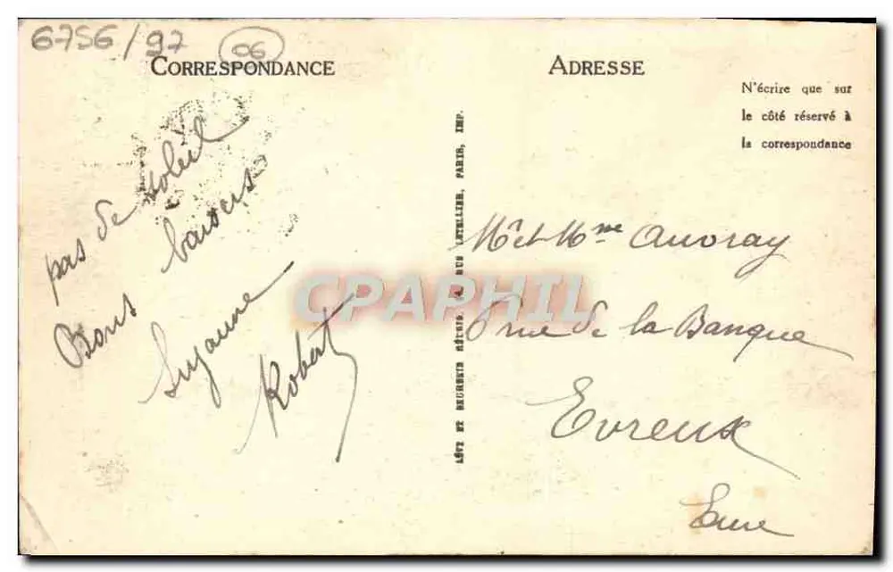 Nice - Avenida de Verdun — vista da promenade cercada por palmeiras — editor LL, n° 110 - Verso
