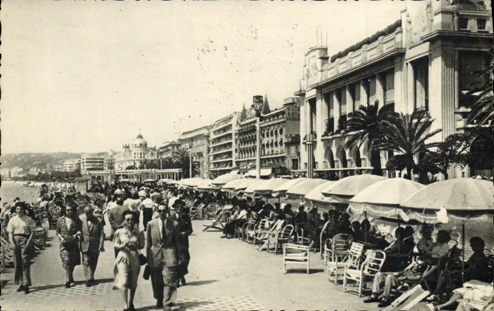 Die Promenade und das Palais der Mittelmeerküste — Nizza — L. Gilletta et Cie, Fotograf - Vorderseite