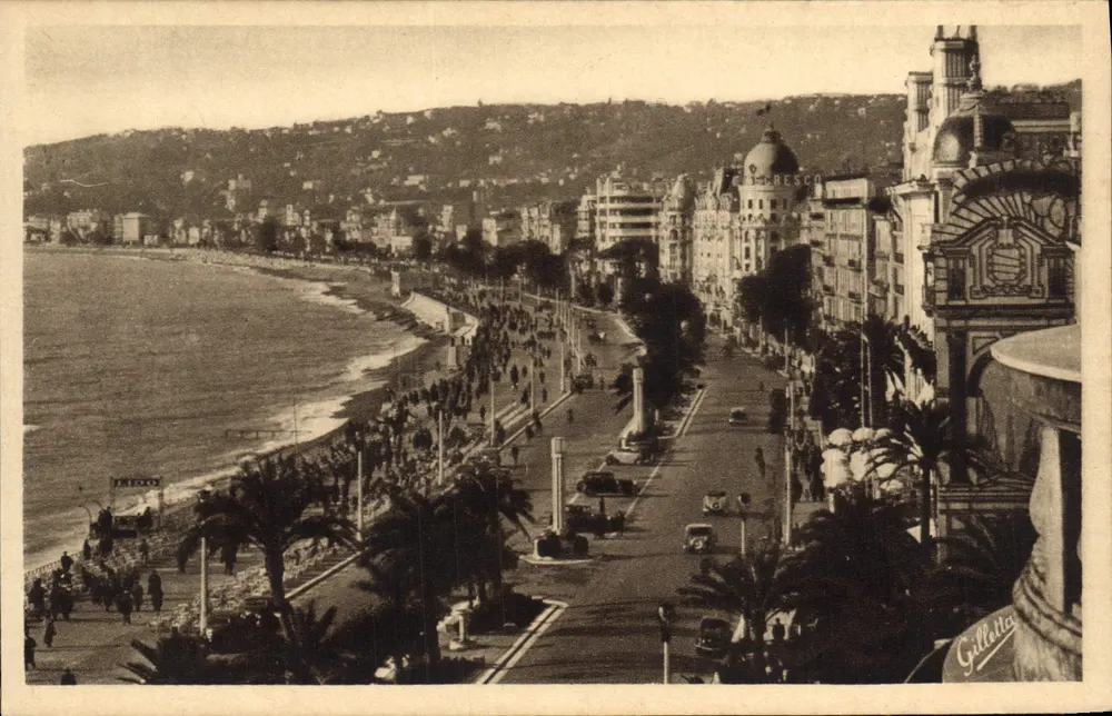 Nice — A Promenade dos Ingleses — Ed. L. Gilletta e Cie - Frente