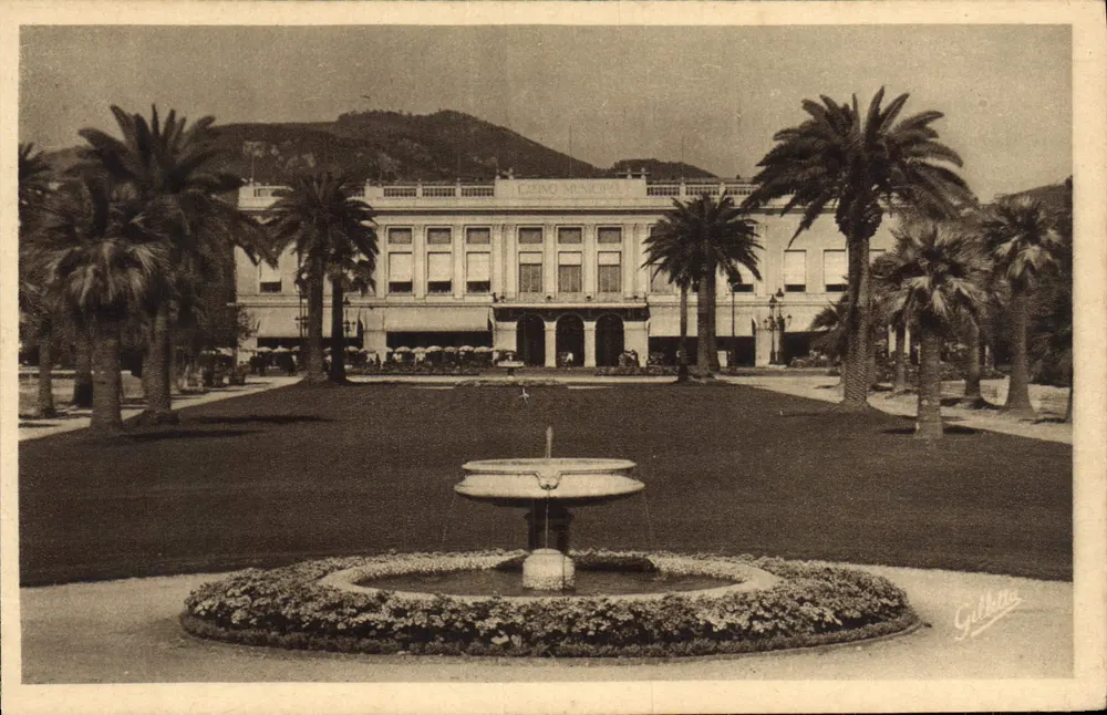 Nice — Les Jardins Albert-Ier und Municipal Casino — Gilletta & Cie - Vorderseite