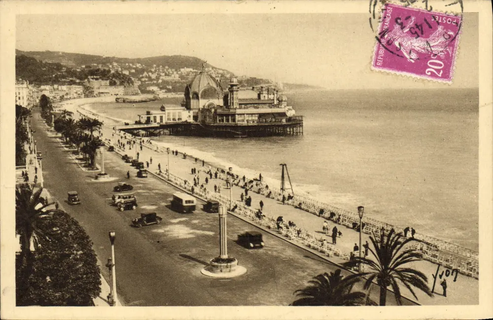 Promenade des Anglais und Casino de la Jetée — Nice — Édition d'Art Yvon - Vorderseite