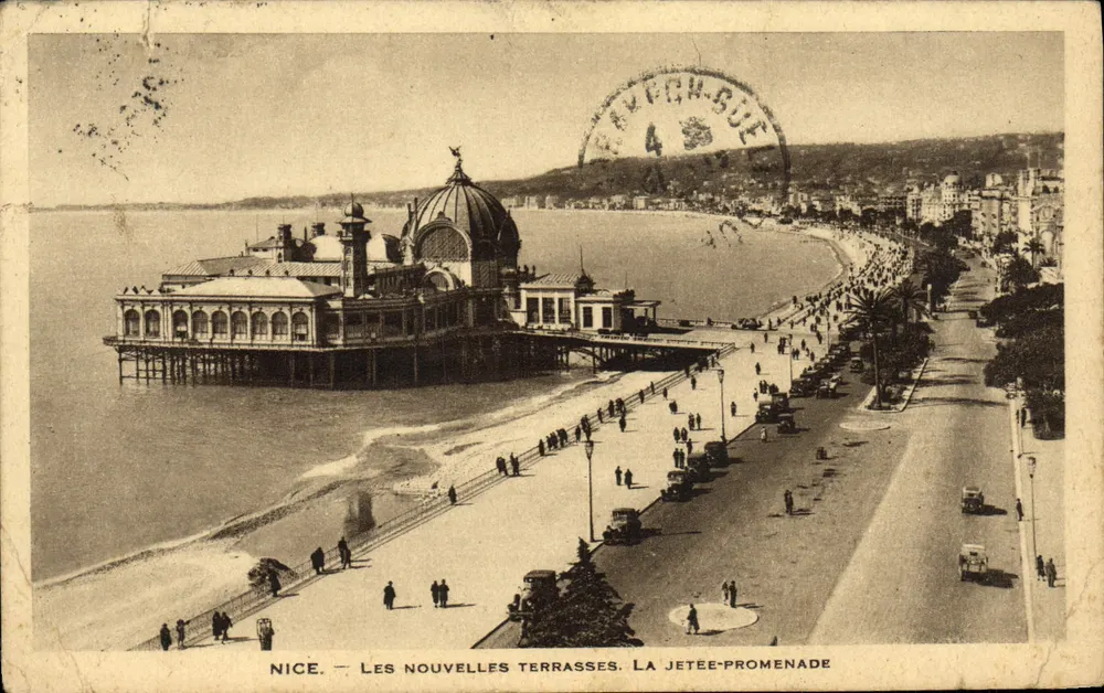 Nice — Les Nouvelles Terrasses. La Jetée-Promenade — Éditeur : IMPRIMERIE DE LA POSTE - Vorderseite