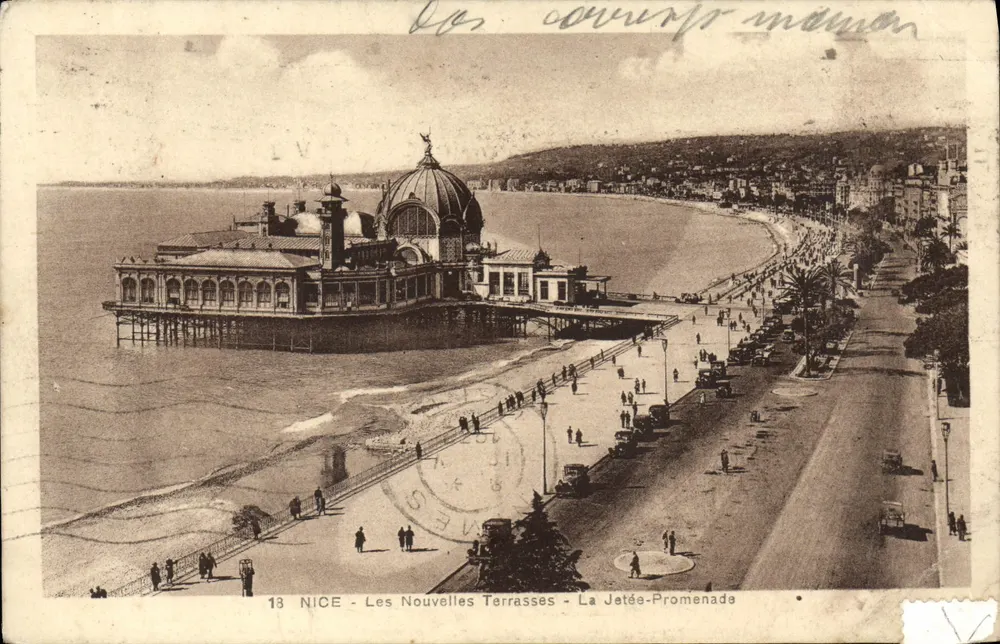 NICE - Les Nouvelles Terrasses - La Jetée-Promenade — éditeur imprimeur non visible, n° de série 13 - Vorderseite