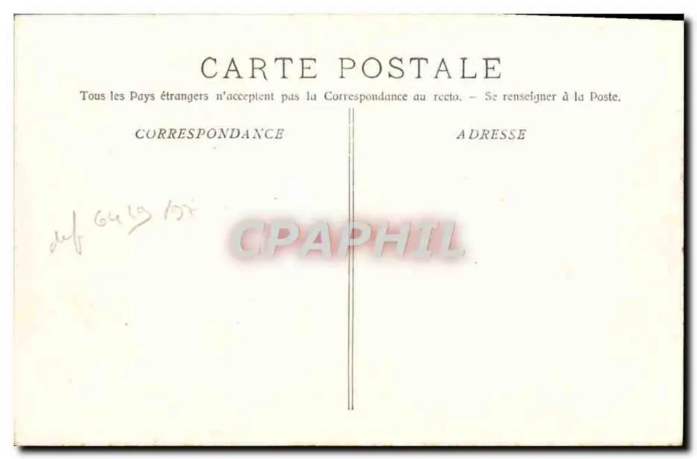 Parade der Ehrenabteilung — Verlag A. Bougault, Nr. 667 - Rückseite