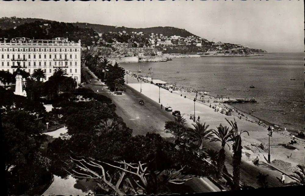 Nice - Die Strandpromenade Quai des États-Unis und der Mont-Boron — Éditions Davy Munier, Nice - Vorderseite