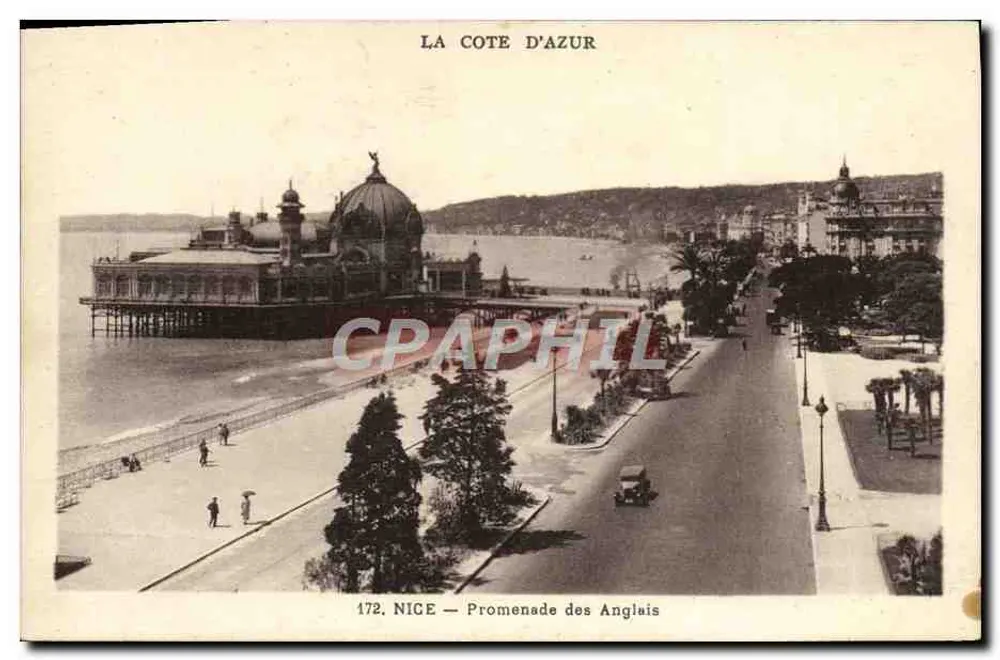 Nice — Promenade des Anglais — Munier, editor Nice - Frente