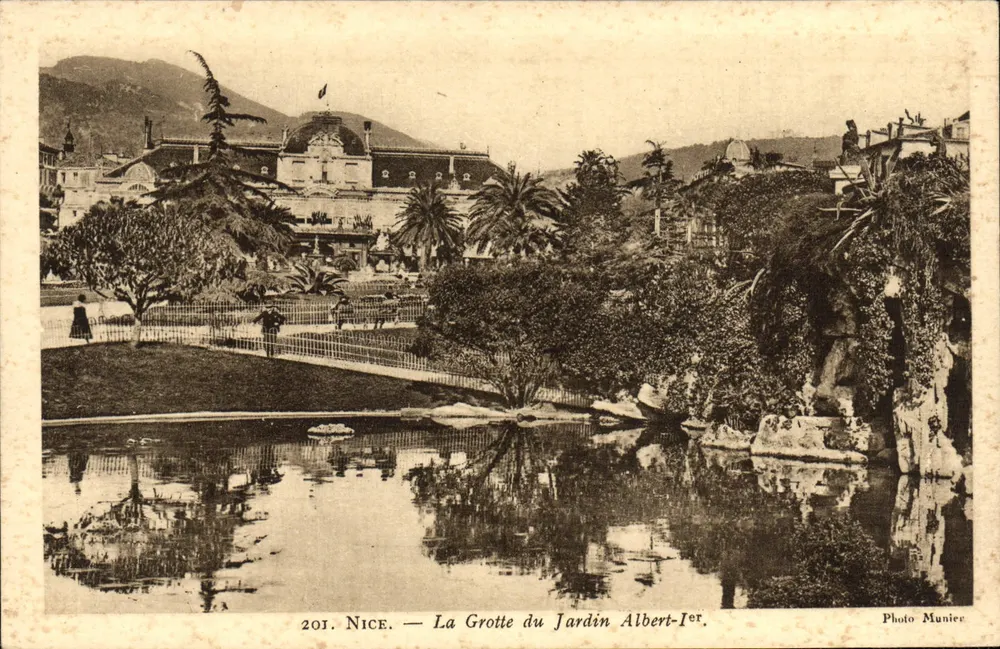 Nice — A Gruta do Jardim Albert-Ier — Foto Muniee - Frente
