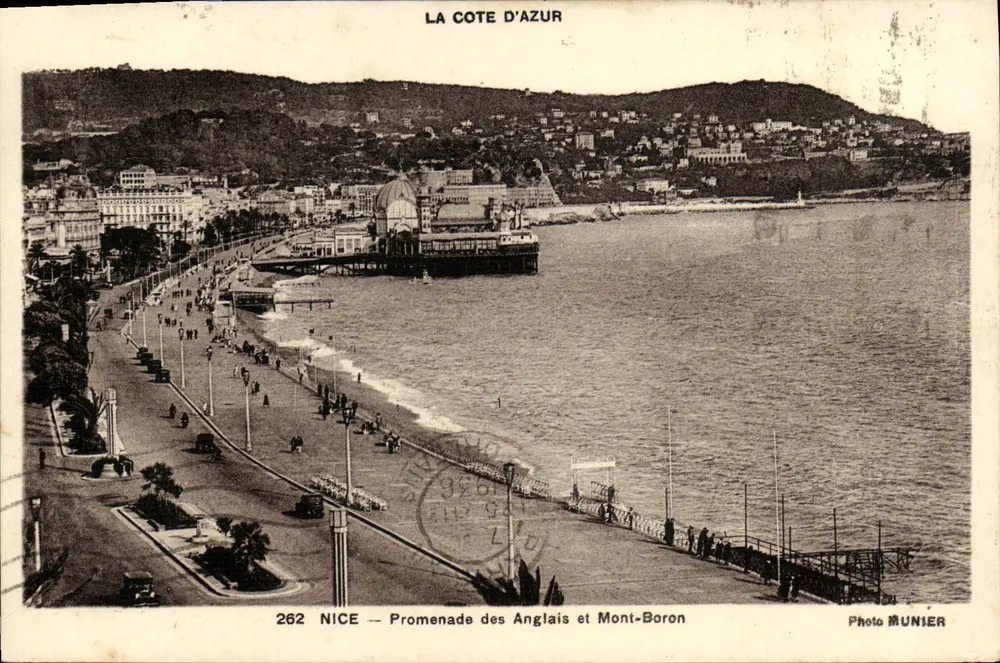 NICE — Promenade des Anglais und Mont-Boron — Foto MUNIER - Vorderseite