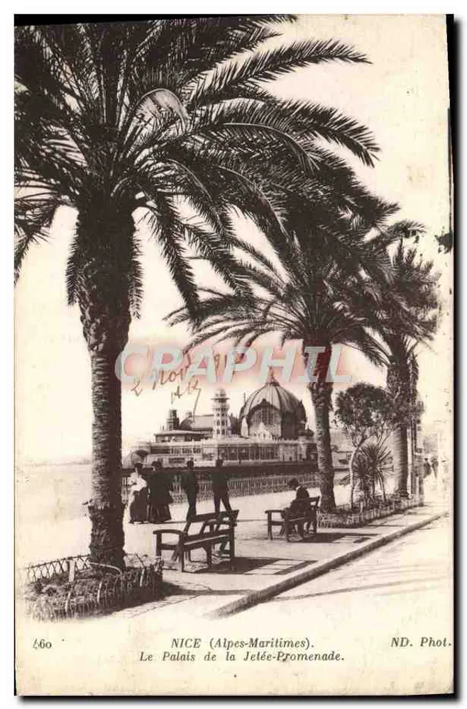 Nice (Alpes-Maritimes) — O Palácio da Gelatina-Promenade — ND. Fotografia - Frente
