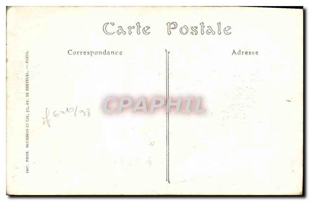 Vieux Nice (Alpes-Maritimes) — La Rue du Malonal — ND. Photo, n° 527 - Verso