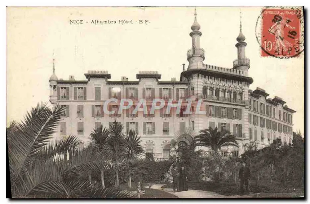 Nice - Alhambra Hôtel - B.F. - éditeur B.F. - Frente