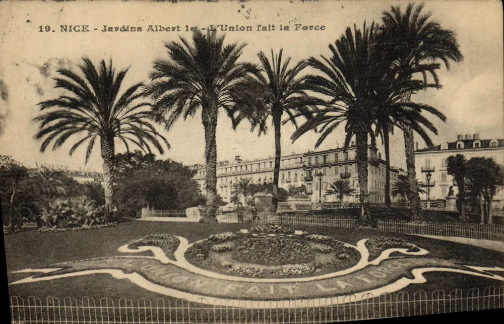 Nice — Jardins Albert 1er — Einheit macht Stärke - Vorderseite