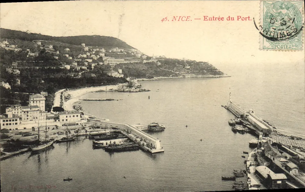Nice — Entrada do Porto — Edição P. F. Née - Frente