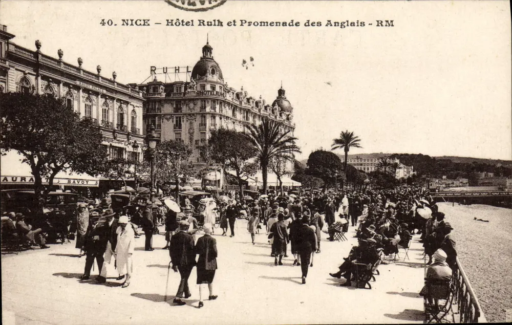 Nice - Hôtel Ruhl und Promenade des Anglais - RM - Vorderseite