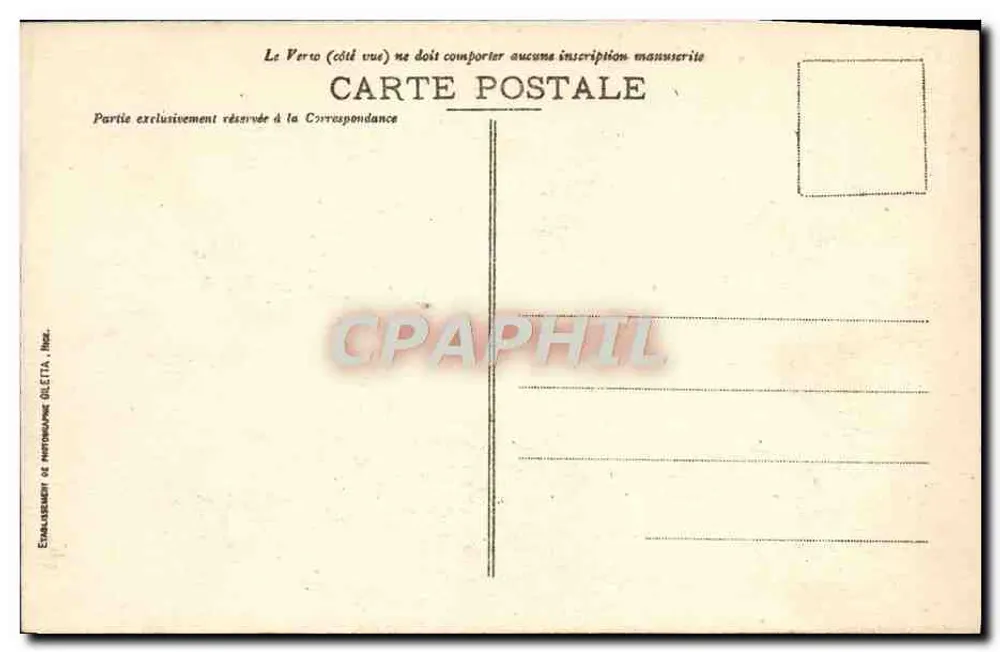 Nice - Jardins dos Palmieres Albert 1er - Edição Gilotta, n° 166 - Verso