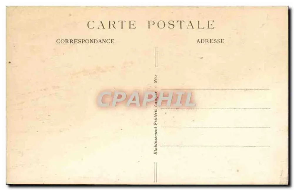 Nice (A.M.) — Die Albert I Gärten und die Jetty-Promenade — FL. - Rückseite
