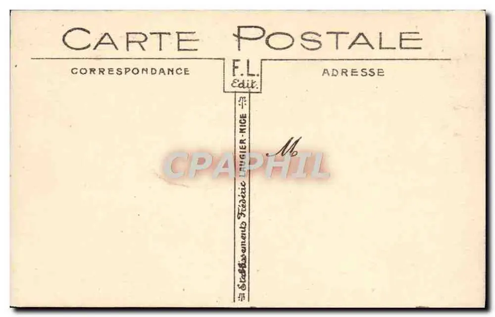 Nice (A.-M.) - Die Promenade des Anglais, das Jolie und der Mont Boron - F.L. - Rückseite