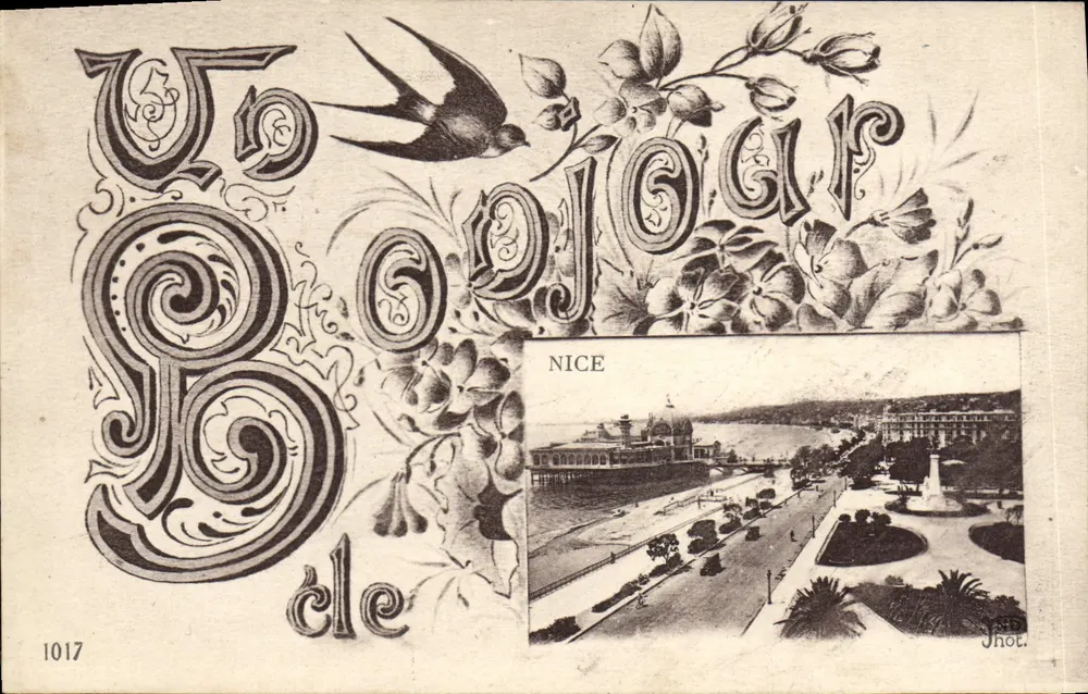 Nice — vista da promenade des Anglais — editor Jhoel, n° 1017 - Frente