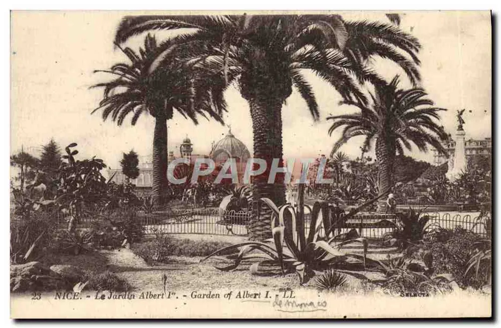 Nice - O Jardim Albert I - Jardim de Albert I - LL SELECTA - Frente