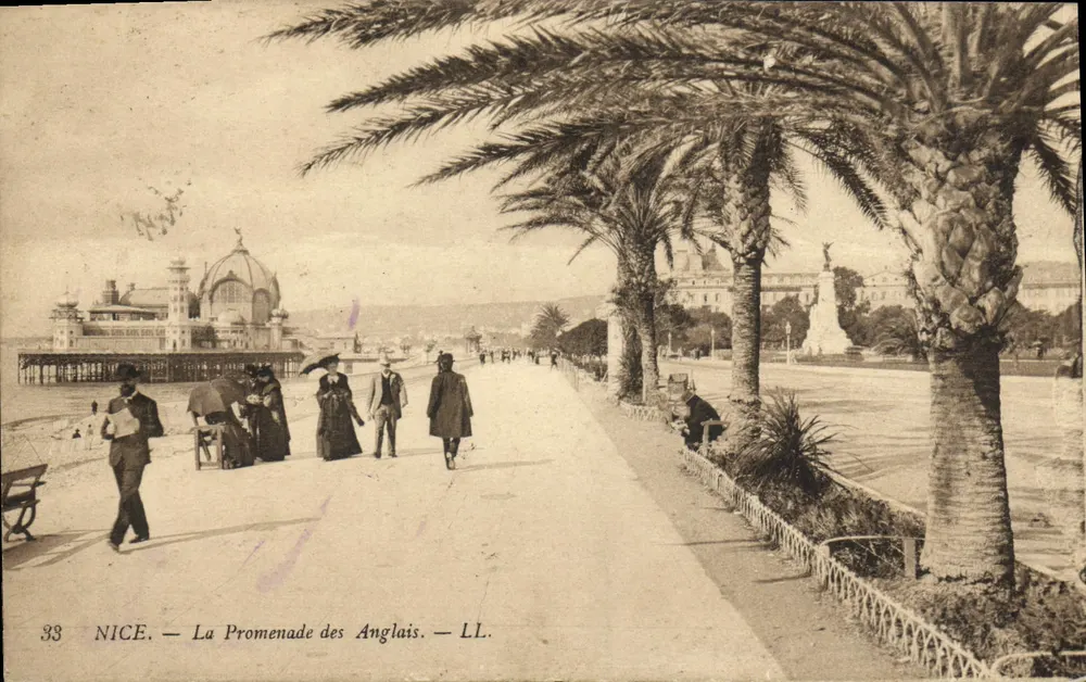 Nice — A Promenade dos Ingleses — LL. n°33 - Frente