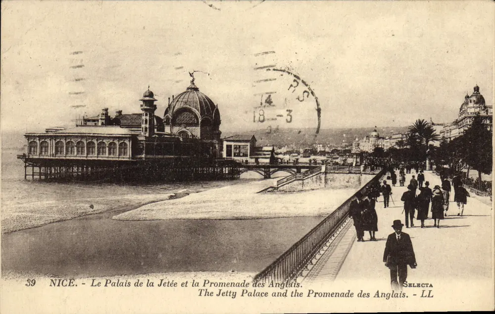 Nice - Das Palais der Mole und die Promenade des Anglais - Selecta LL - Vorderseite