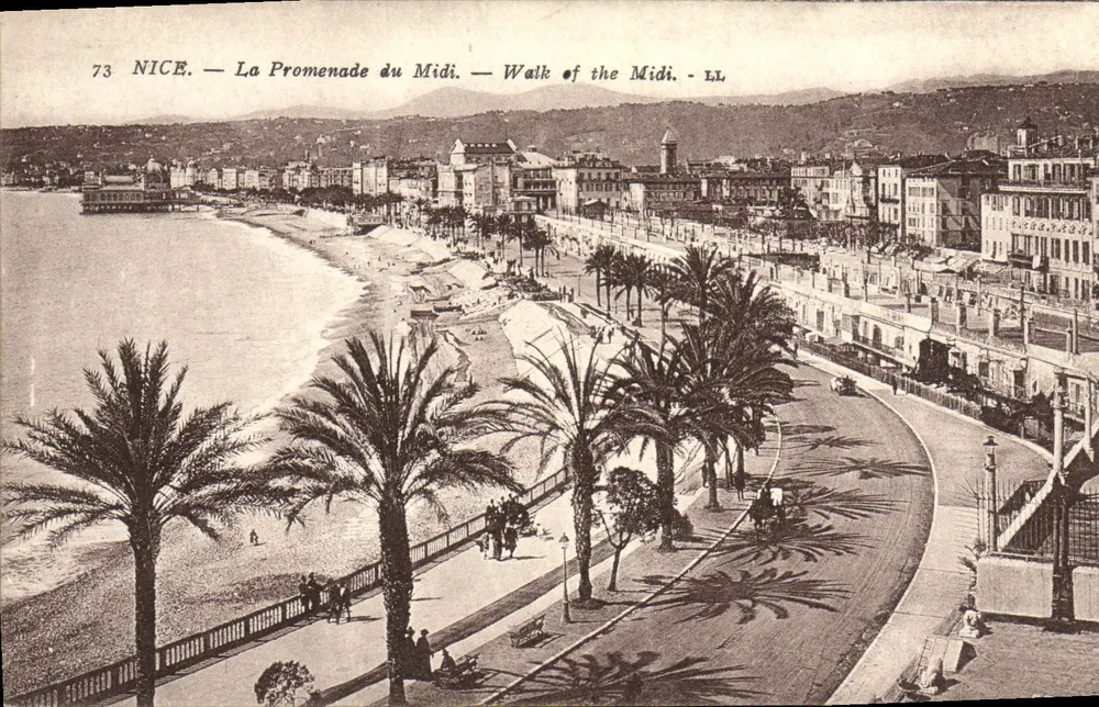 Nice — A Promenade do Midi — Walk of the Midi — LL - Frente