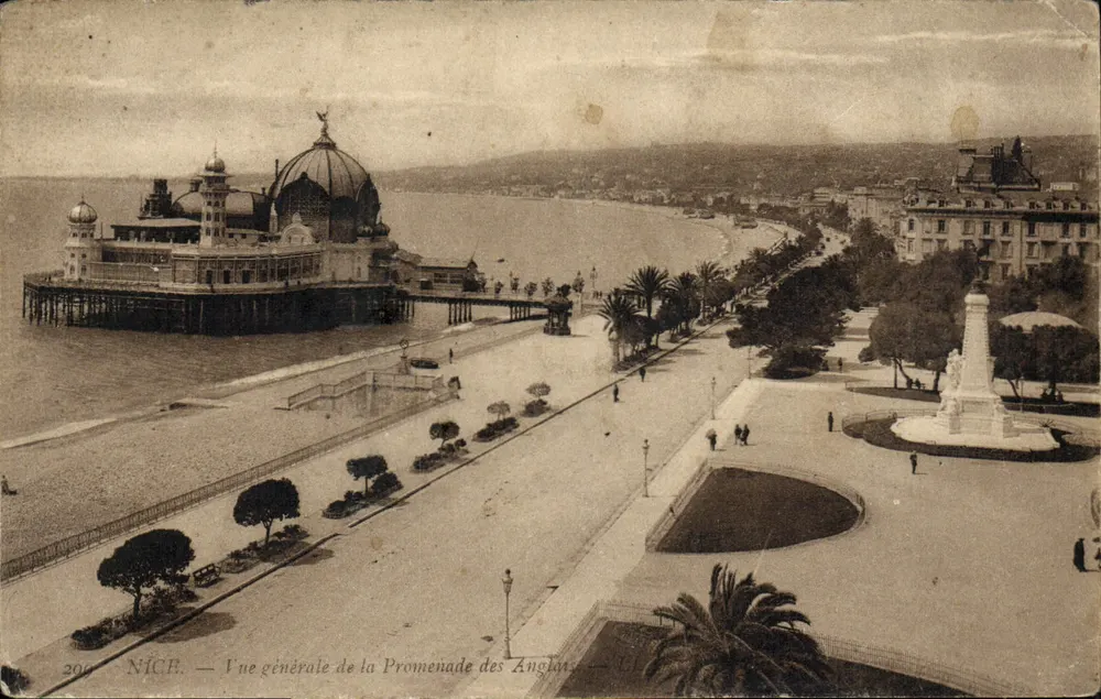 NICE — Allgemeiner Blick auf die Promenade des Anglais — Verlag LL, Nr. 209 - Vorderseite