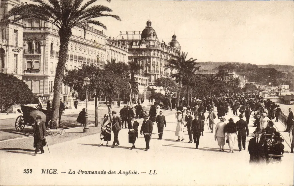 NICE — A Promenade dos Ingleses — LL, n° 252 - Frente