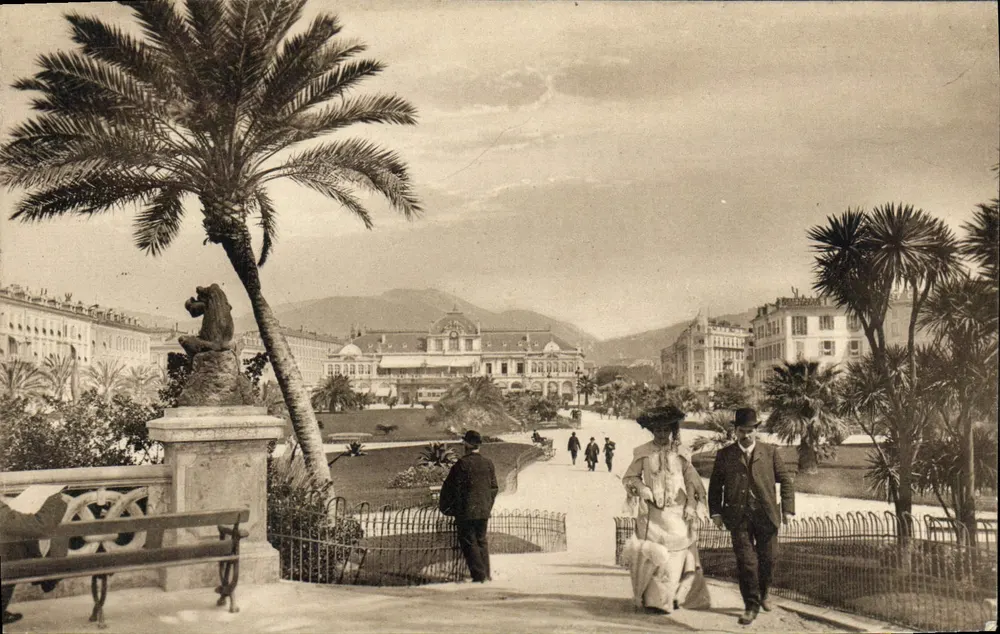 Nice — Vista no Jardim Público — Carte Postale de Luxe n°998 - Frente