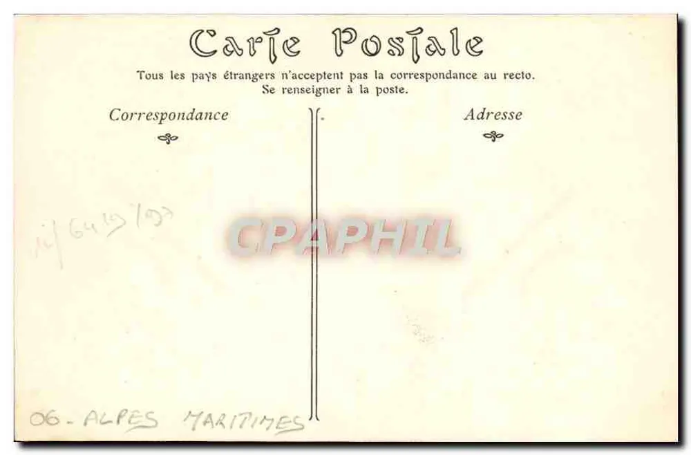 NICE — O Porto, vista tirada do Castelo — editor desconhecido, n° 478 - Verso