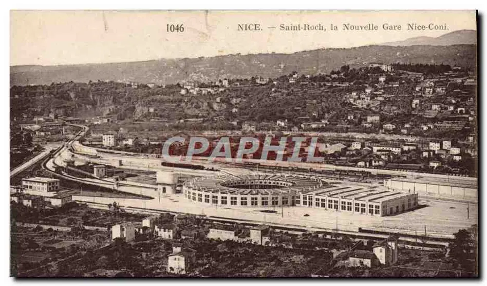 NICE. — Saint-Roch, a Nova Estação Nice-Coni. — 1046 - Frente
