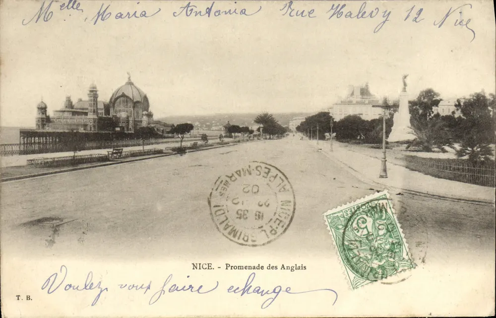 Nice - Promenade dos Ingleses — T.B. editor - Frente
