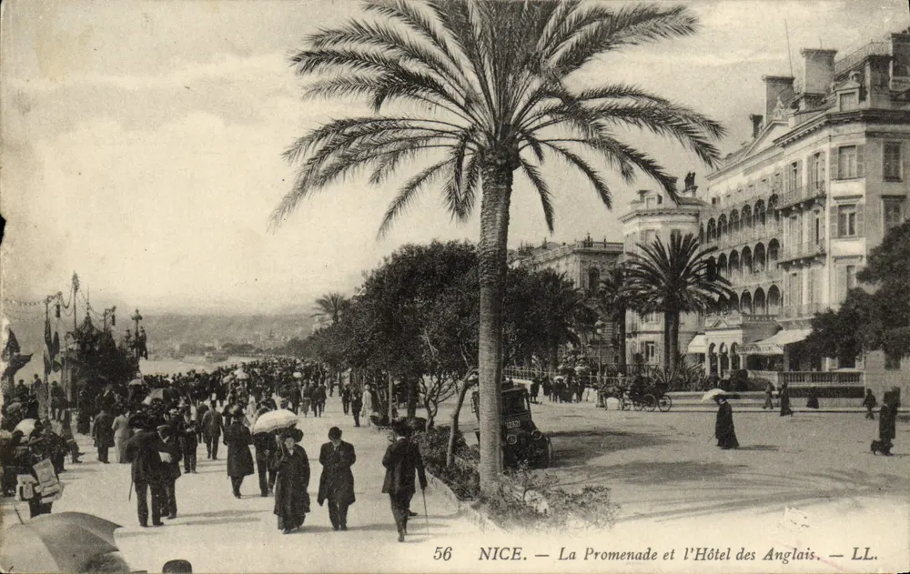 Nizza — Die Promenade und das Hotel des Anglais — LL. — n°56 - Vorderseite