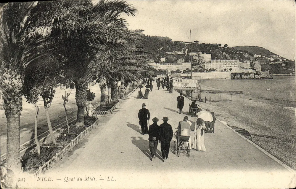 Nice — Quai do Meio-dia — LL. — N° 943 - Frente