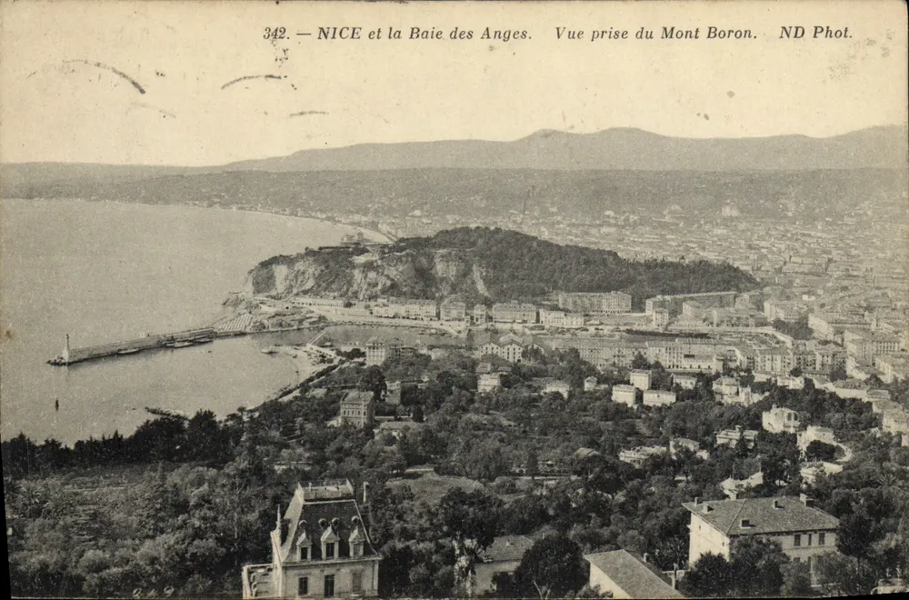 Nice und die Bucht der Engel — Aufnahme vom Mont Boron — ND Fotografie n°342 - Vorderseite