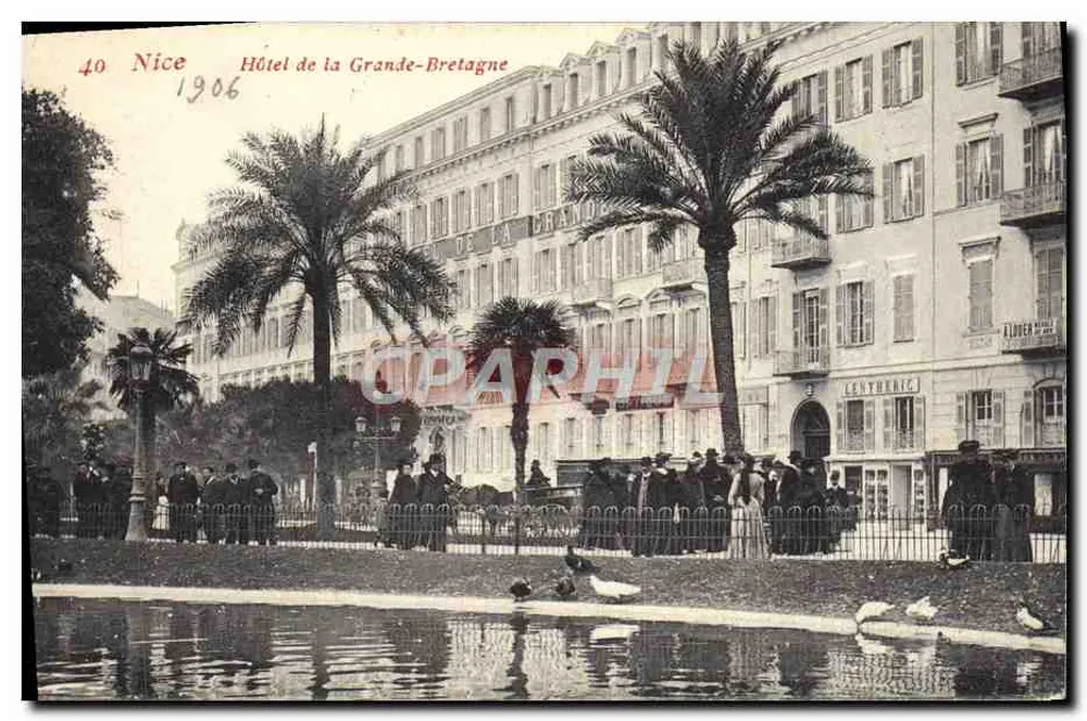 Nice — Hôtel de la Grande-Bretagne — Aldier & Cie - Front