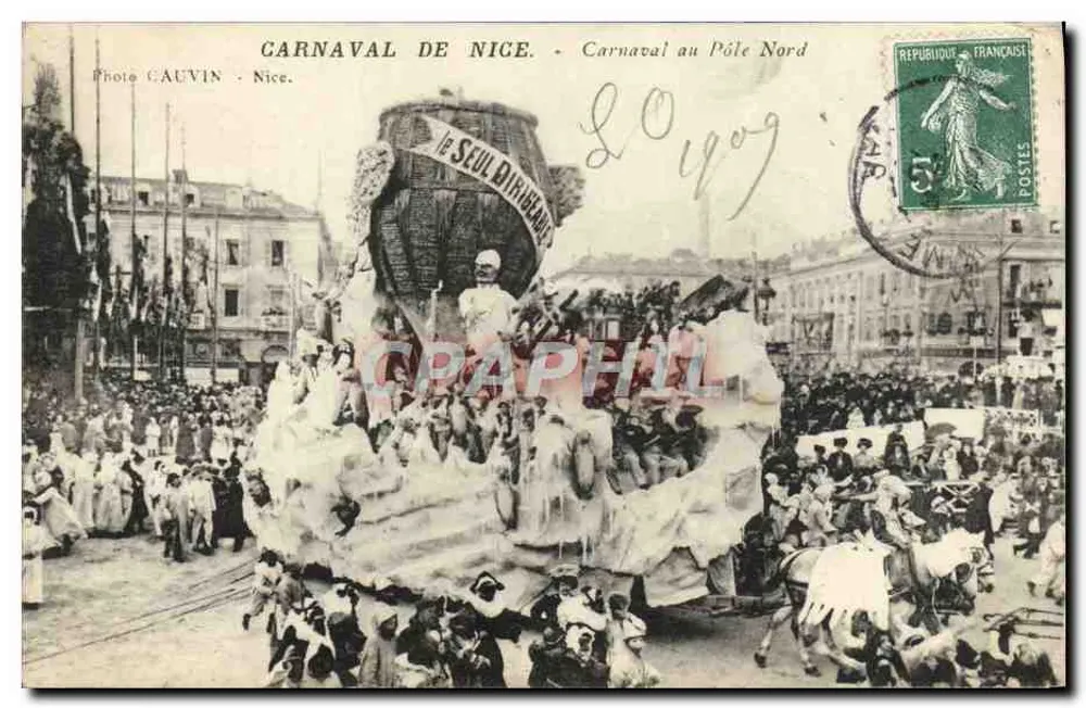 Karneval von Nice — Karneval am Nordpol — Photo Cauvin, Nice - Vorderseite