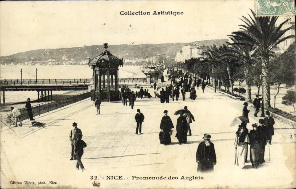 NICE - Promenade des Anglais — Coleção Artística — Edição Giletta, fot., Nice, n°32 - Frente