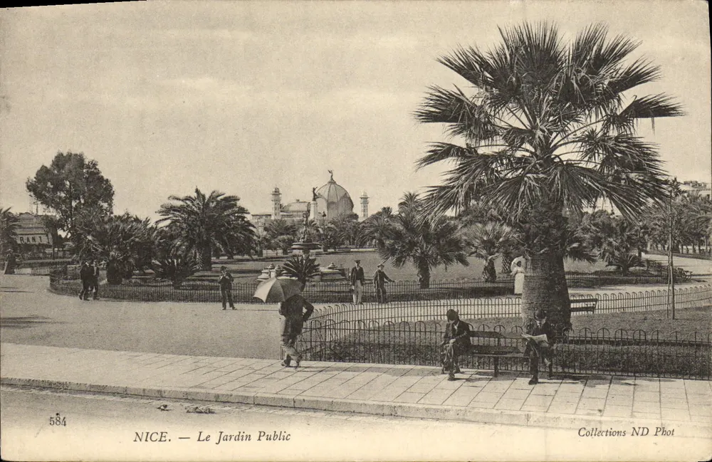 NICE — Jardim Público — Coleções ND Fot n°584 - Frente