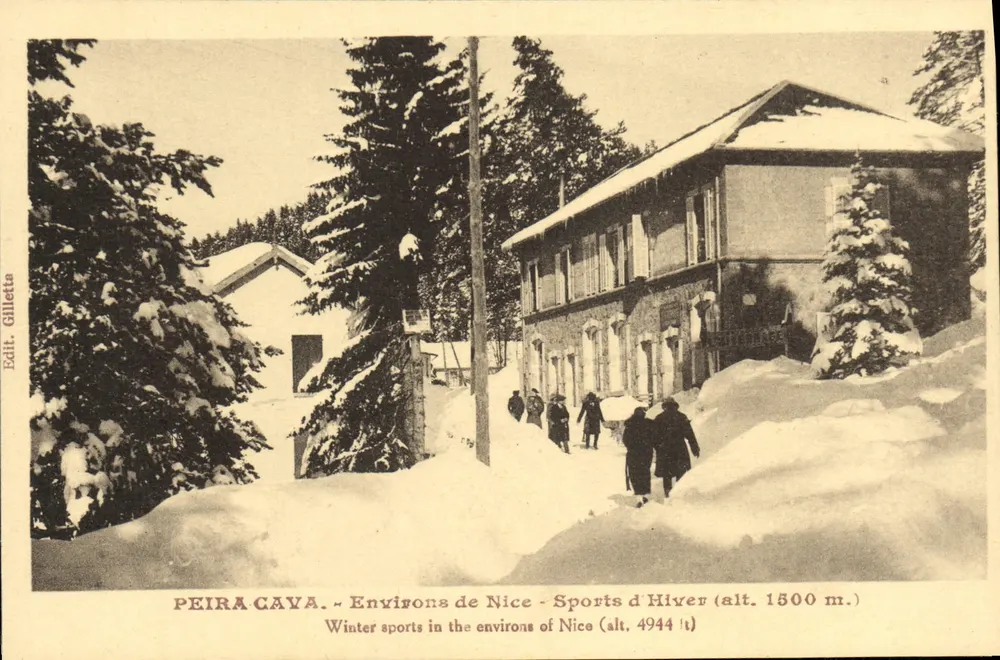 Peïra Cava - Umgebung von Nizza - Winter-Sport (Höhe 1500 m.) - Vorderseite