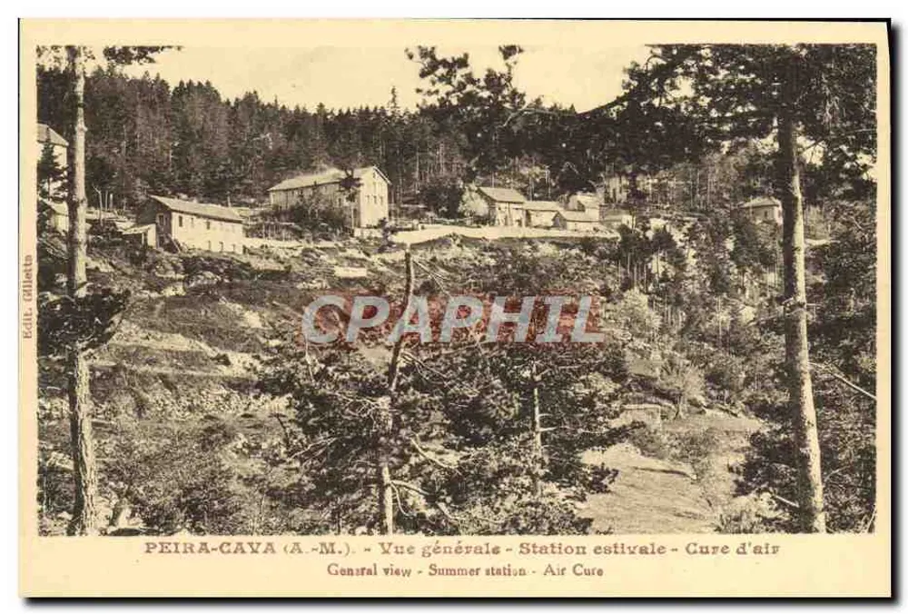 Peïra-Cava (A.-M.) — Vue générale — Station estivale — Cure d'air — J. Gilletta, Nice - Recto