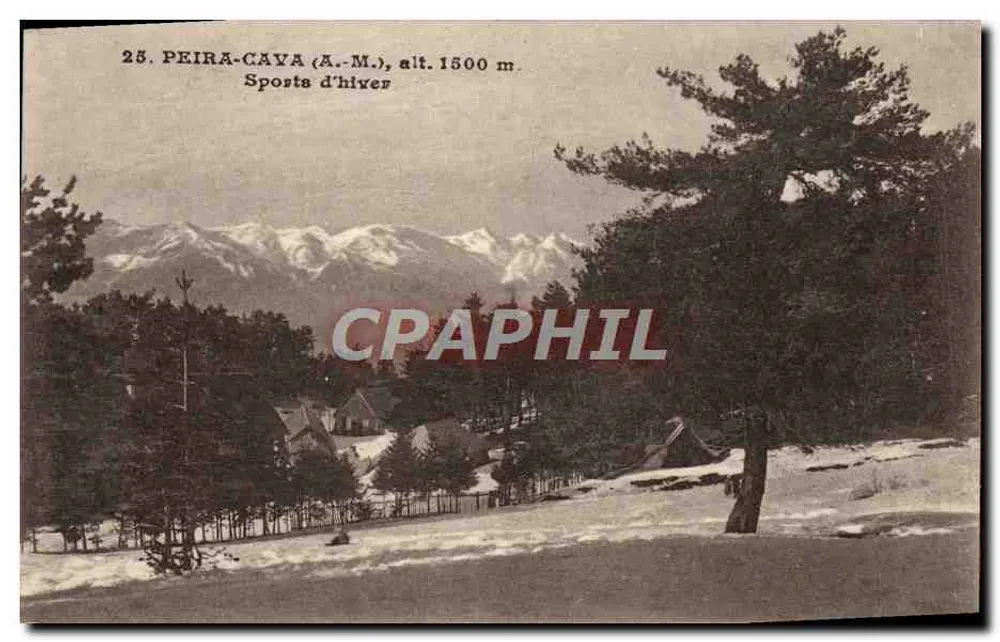 Peira-Cava (A.-M.), alt. 1500 m. — Sports d'hiver — éditeur Gal, Pétrasca - Recto