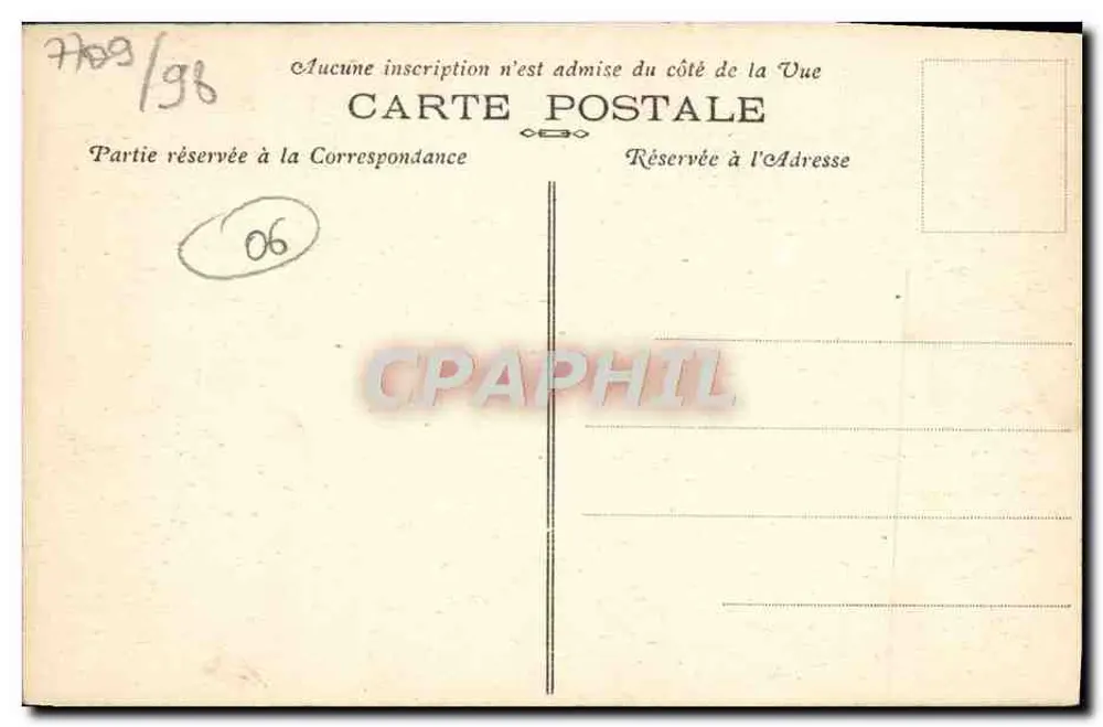 Puget-Théniers (A.-M.) — Place du Palais de Justice und Rue du Busl — Éditi. Reynier, Photo. Vial, Digne - Rückseite